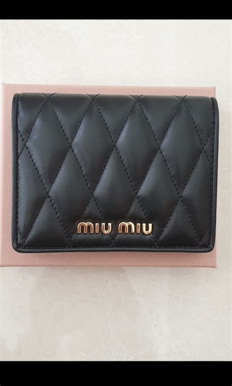 miu miu compact wallet|Wallets, Cardholders And Pouches .